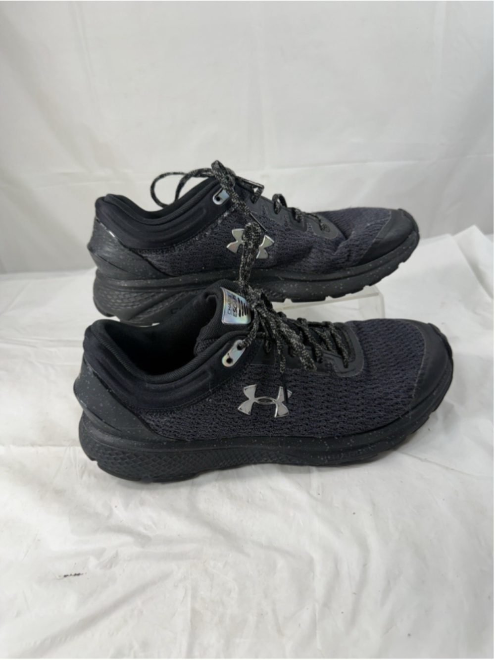 Under Armour Womens Charged Escape 3 3021966-003 Black Running Shoes Size US 9